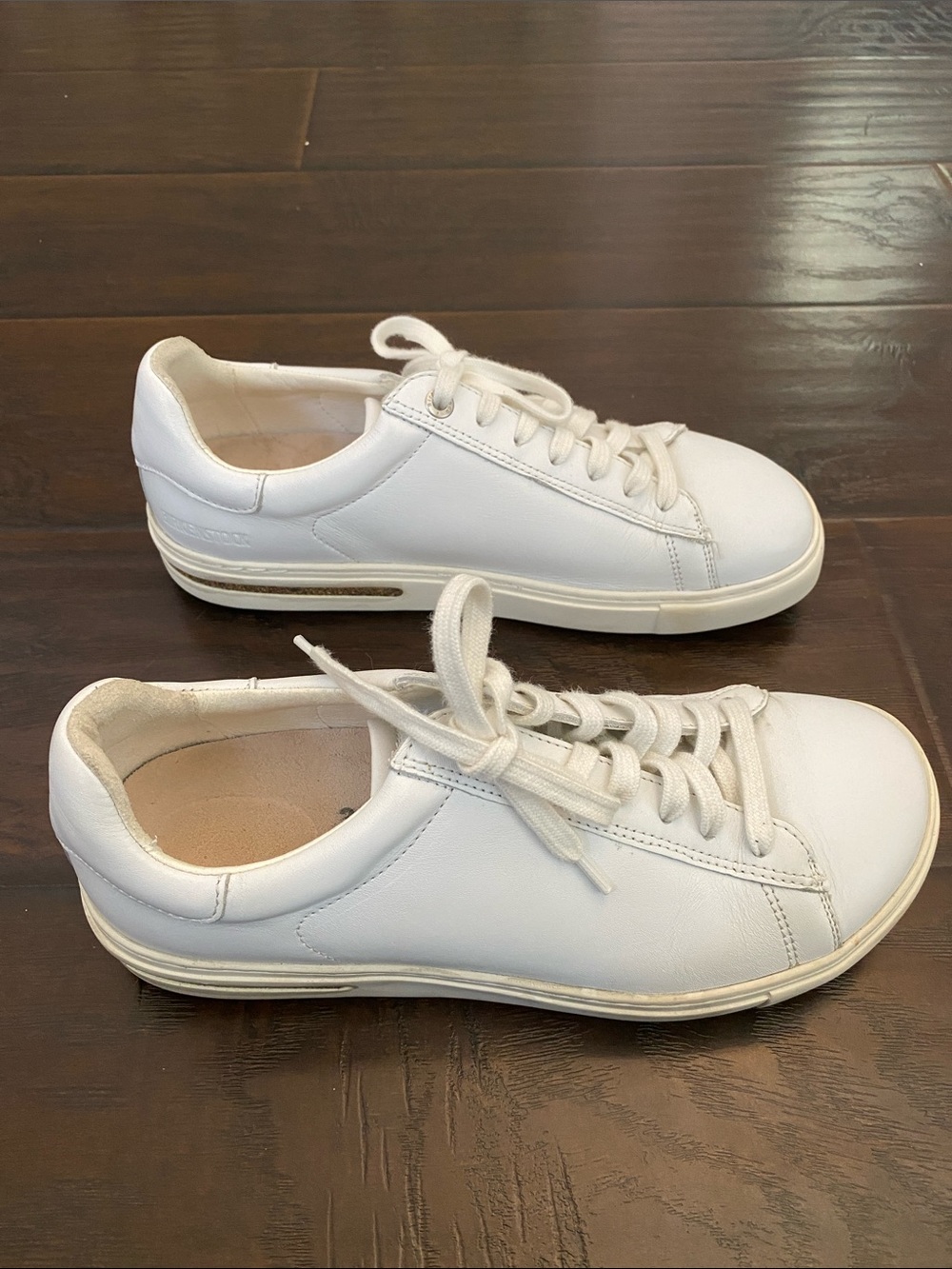 Birkenstock lace up white sneakers women’s size 7